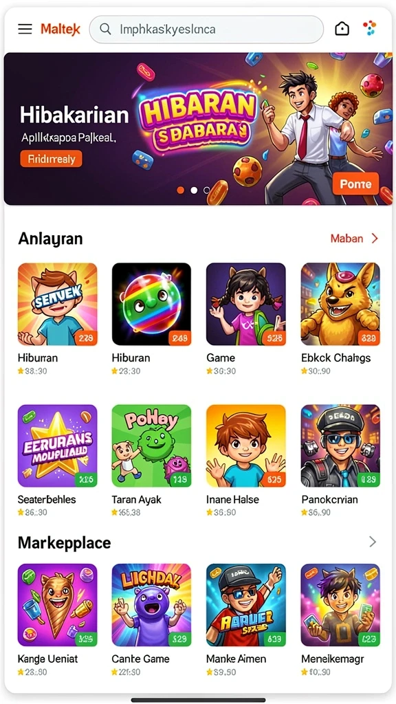 Karakter unik dengan kemampuan yang berbeda-beda.