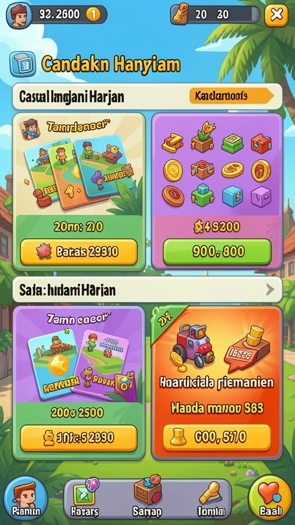 Grafis yang cerah dan menarik.