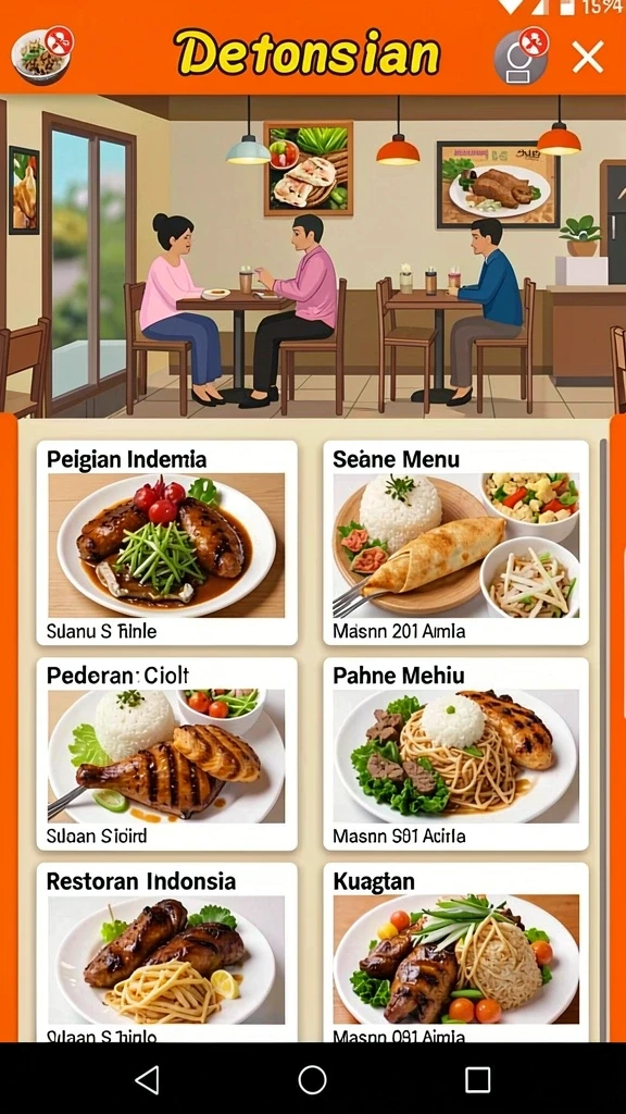 Tampilan antarmuka yang menarik dan mudah digunakan.