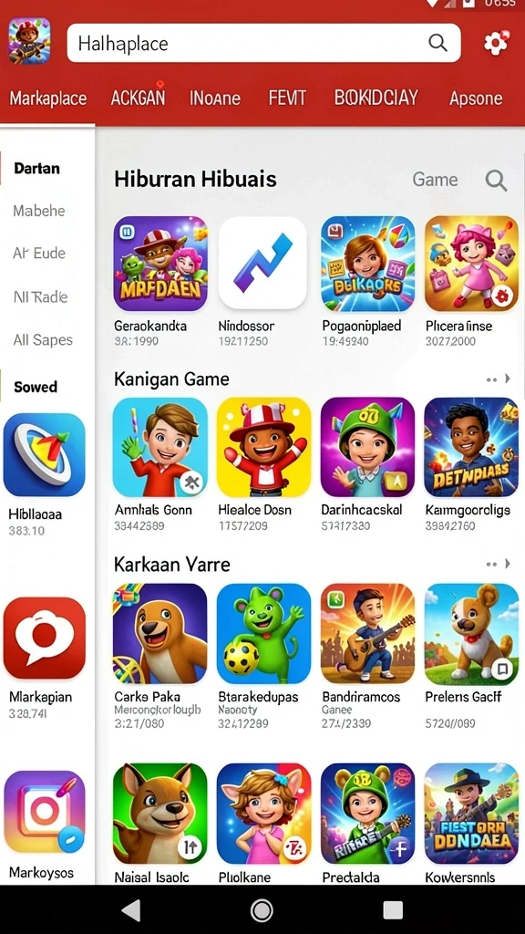 Tampilan antarmuka yang user-friendly