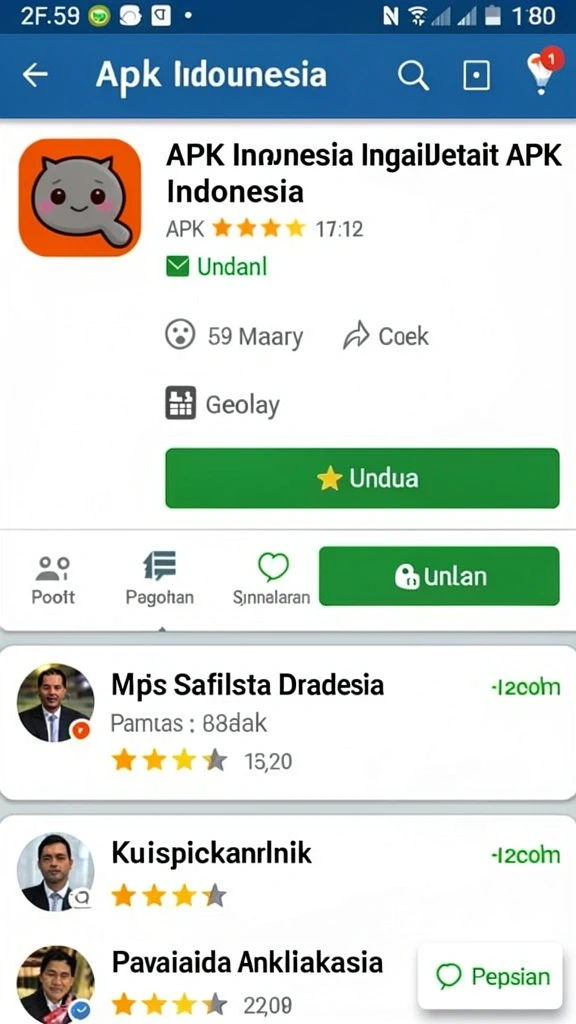Tampilan antarmuka yang menarik dan modern.