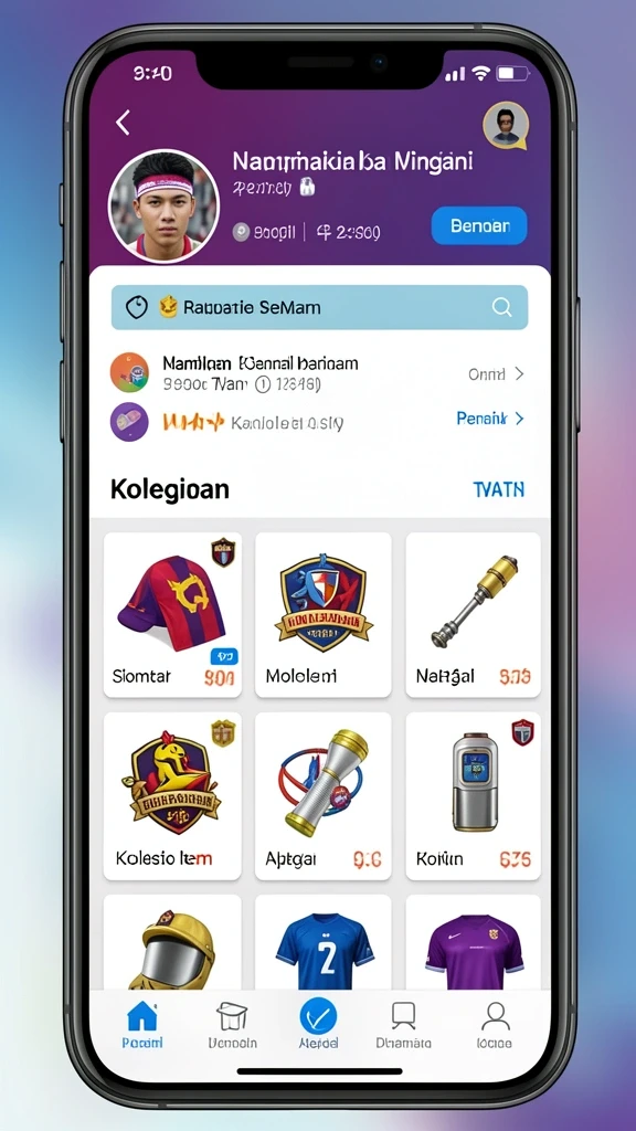 Karakter permainan yang dapat di customisasi.