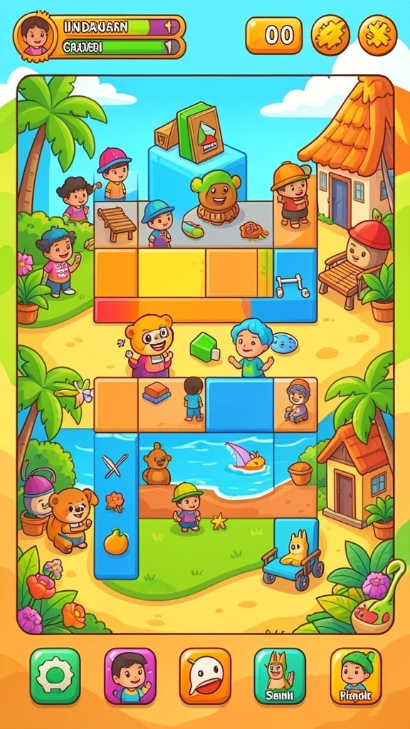 Mode permainan multiplayer yang seru dan interaktif.