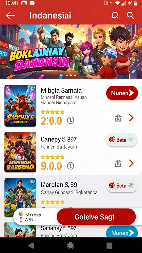 Tampilan antarmuka yang menarik dan user-friendly.
