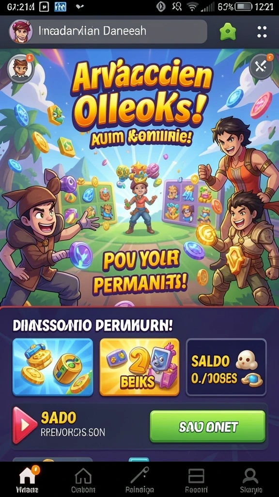 Sistem penghargaan yang memotivasi untuk bermain lebih baik.