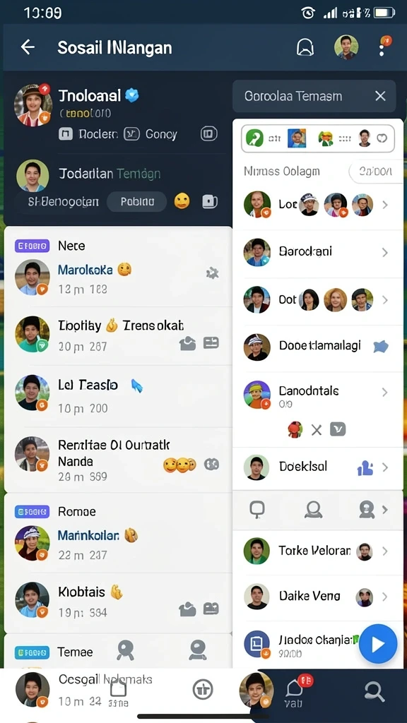 Tangkapan layar menunjukkan tampilan utama CUCUTOTO yang menarik.