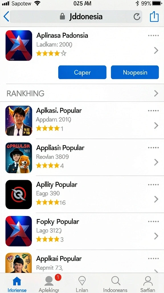 Contoh level dengan tantangan yang mendebarkan.
