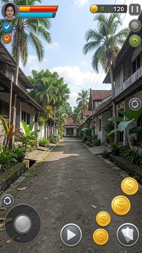 Menunjukkan karakter-karakter menarik yang dapat dipilih oleh pemain.