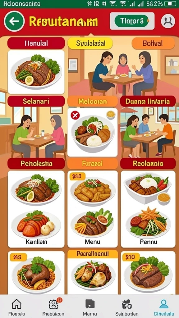 Tangkapan layar dari mode multiplayer yang seru.
