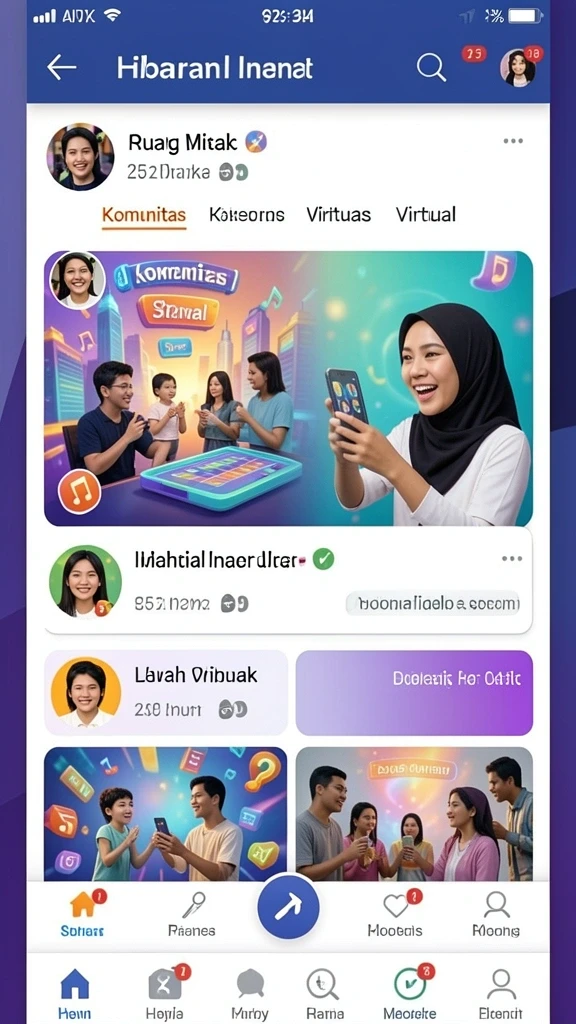 Tampilan awal DEWIHOKI yang menarik dan penuh warna.