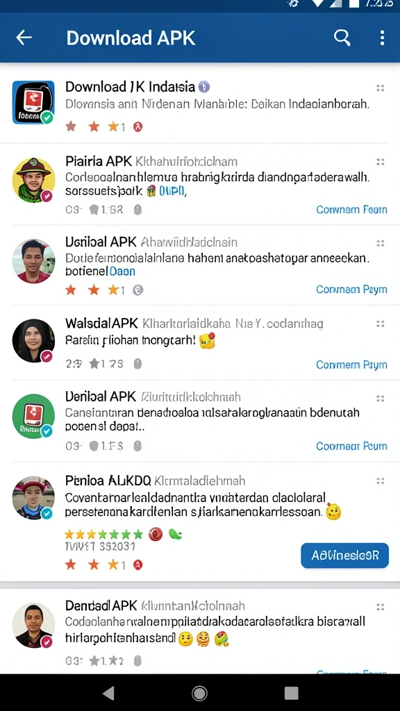 Layar permainan dengan karakter dan misi yang beragam.