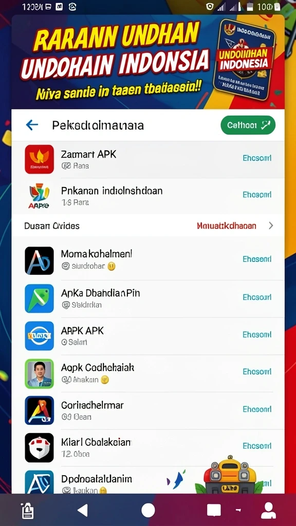 Tampilan menu utama yang intuitif dan menarik.