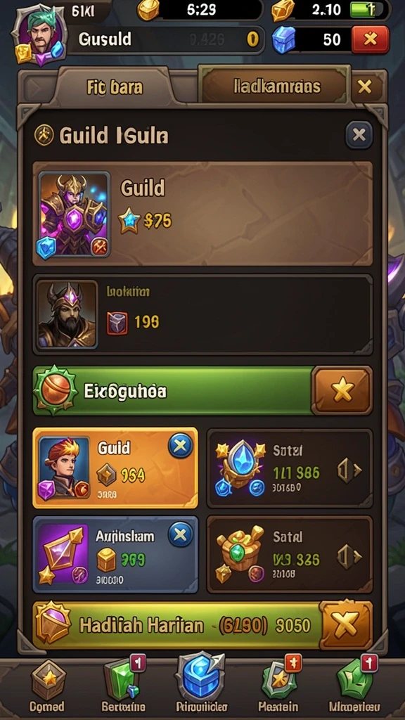Karakter unik dan menarik di dalam game.