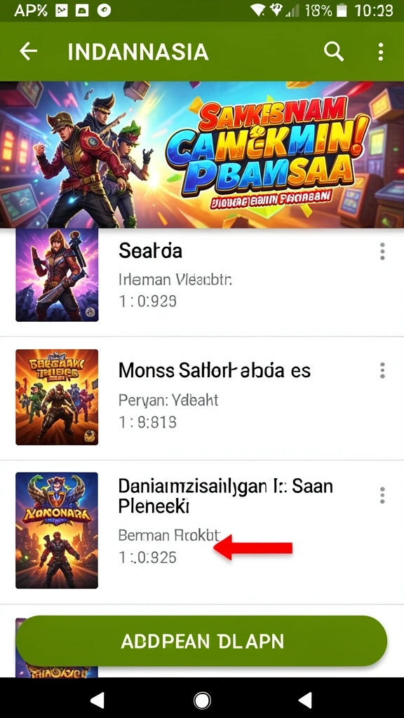 Tangkapan layar memperlihatkan level yang menantang dan menarik.