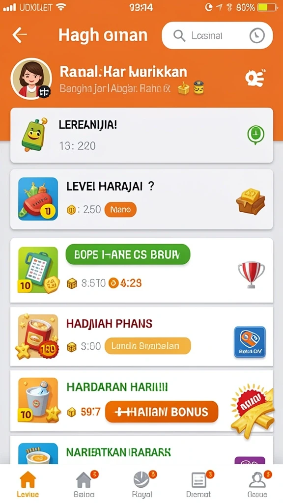 Tampilan utama GENGTOTO yang menarik dan mudah dinavigasi.