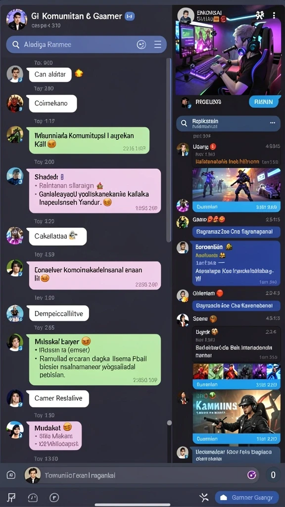 Karakter unik dengan kemampuan masing-masing.