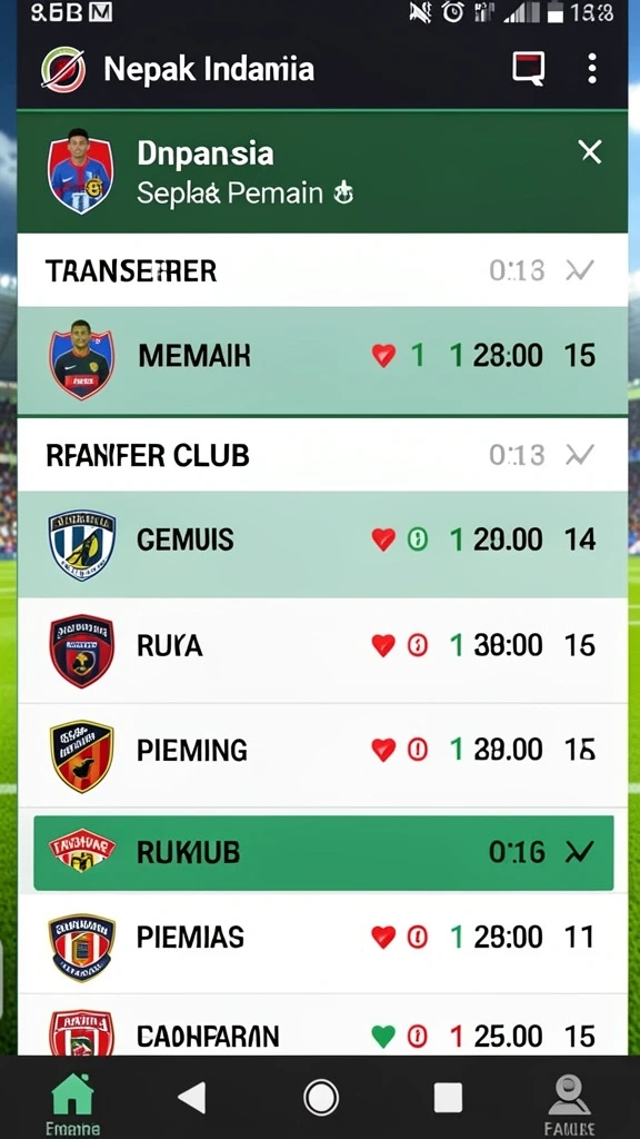 Tampilan antarmuka yang menarik dan informatif.