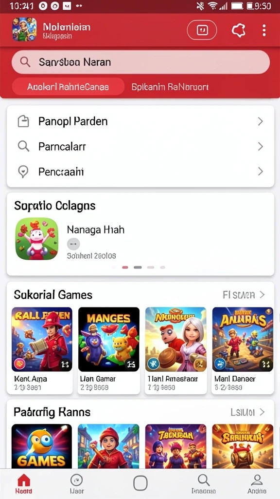 Tampilan antarmuka yang menarik dan user-friendly.