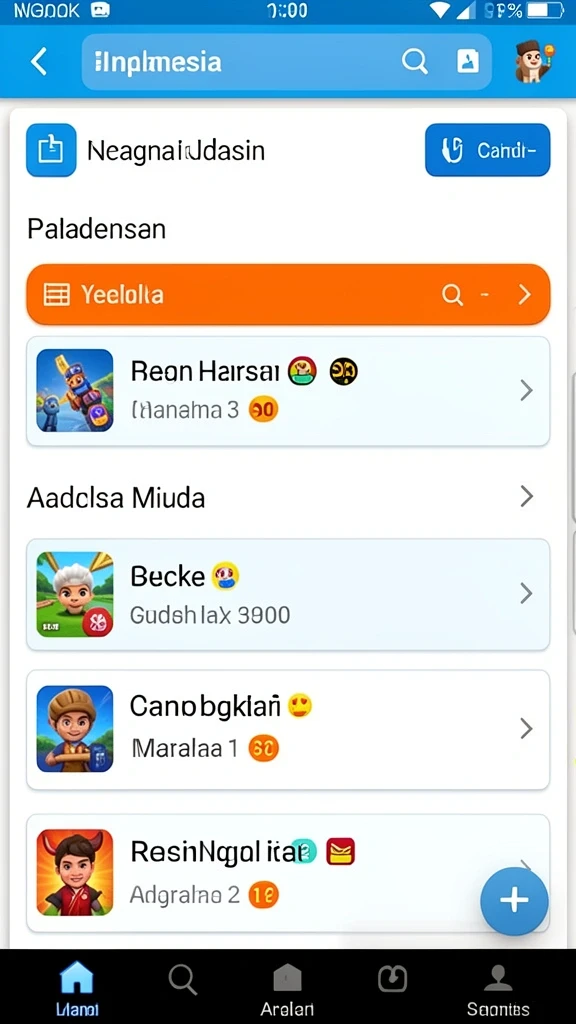Fitur sosial untuk berinteraksi dengan pemain lain.