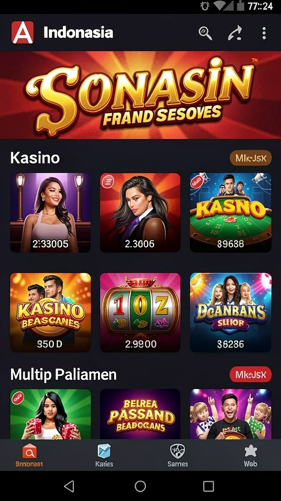 Varian permainan slot yang beragam untuk dipilih.