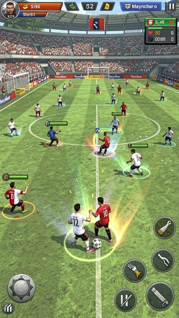 Tampilan awal game dengan antarmuka yang menarik.
