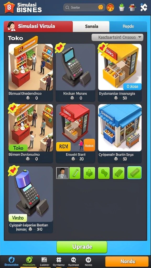 Karakter yang dapat disesuaikan dengan pilihan unik.
