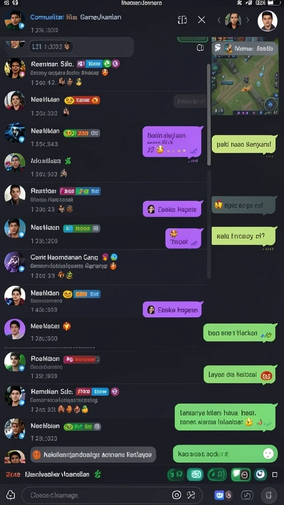 Fitur sosial yang memungkinkan koneksi antar pemain.