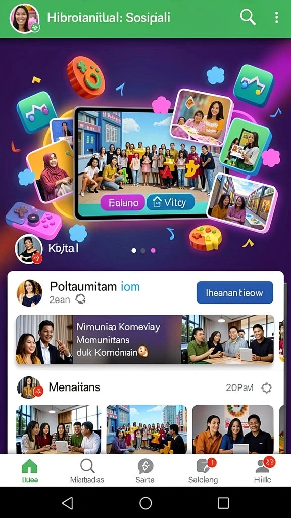 Tampilan grafis yang menarik dan detail.