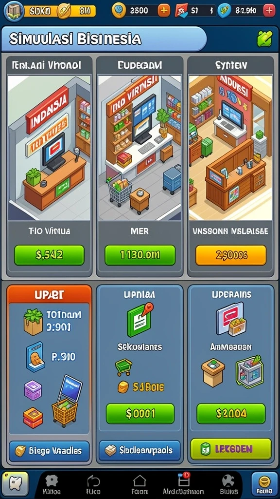 Sistem menu yang mudah digunakan untuk navigasi.