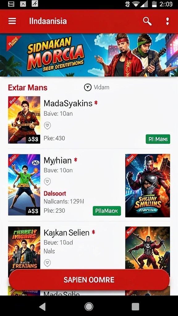 Fitur multiplayer seru dan kompetitif.