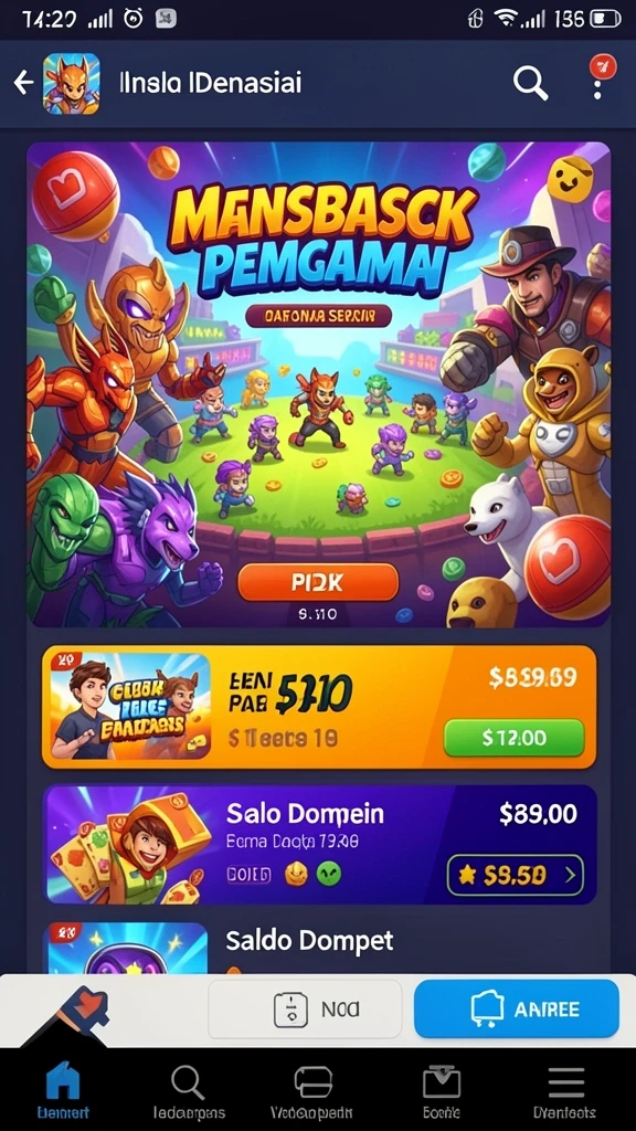 Fitur komunitas untuk berbagi tips dan trik bermain.