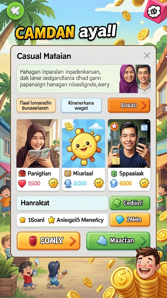 Level menantang dengan grafis yang memikat.
