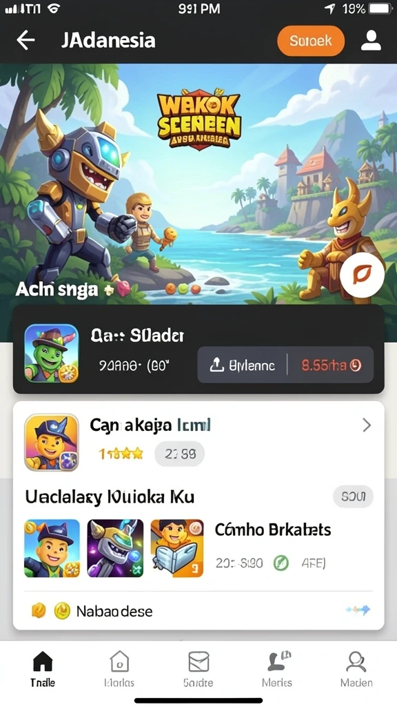 Contoh karakter kostum unik dalam PK95.
