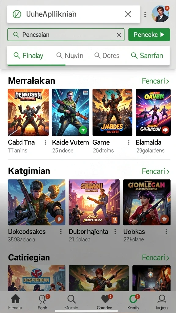 Karakter-karakter unik yang menambah keseruan bermain.