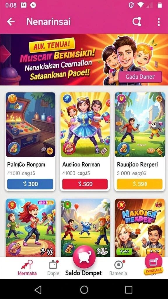 Screenshot menunjukkan karakter utama dalam aksi.