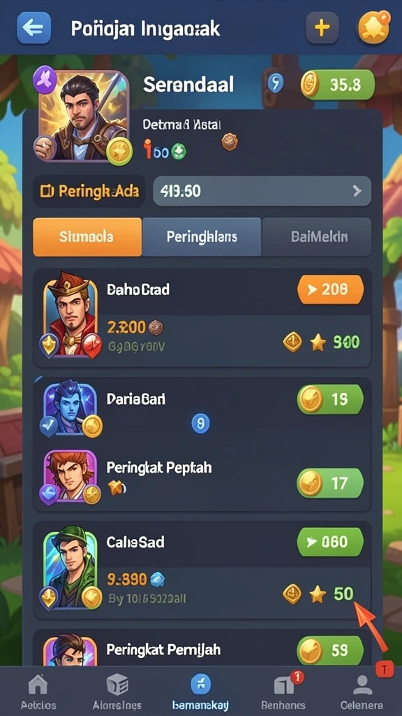 Pengalaman bermain yang seru dengan berbagai mode permainan.