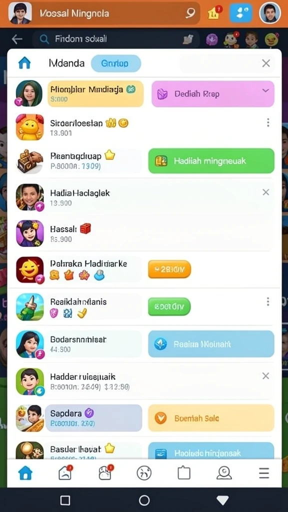Fitur komunitas untuk berbagi tips dan strategi.