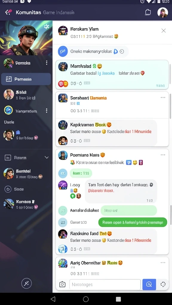Tangkapan layar menunjukkan karakter utama dalam aksi.