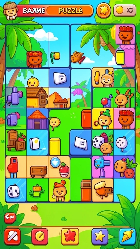 Screenshot dari salah satu level menantang di SIP33.