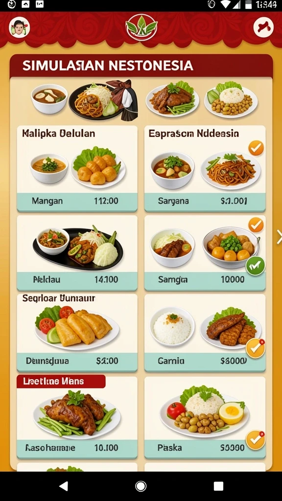 Kegiatan interaksi antar pemain yang seru.