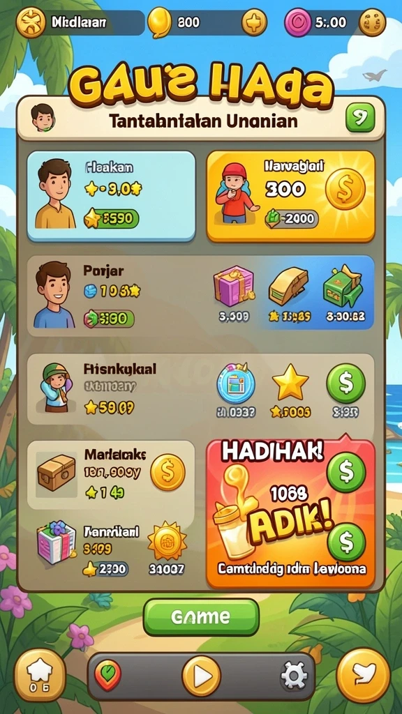 Fitur multiplayer yang seru dan interaktif.