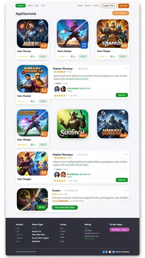 Tampilan antarmuka yang menarik dan user-friendly.