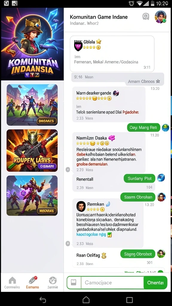 Tampilan antarmuka yang menarik dan user-friendly.