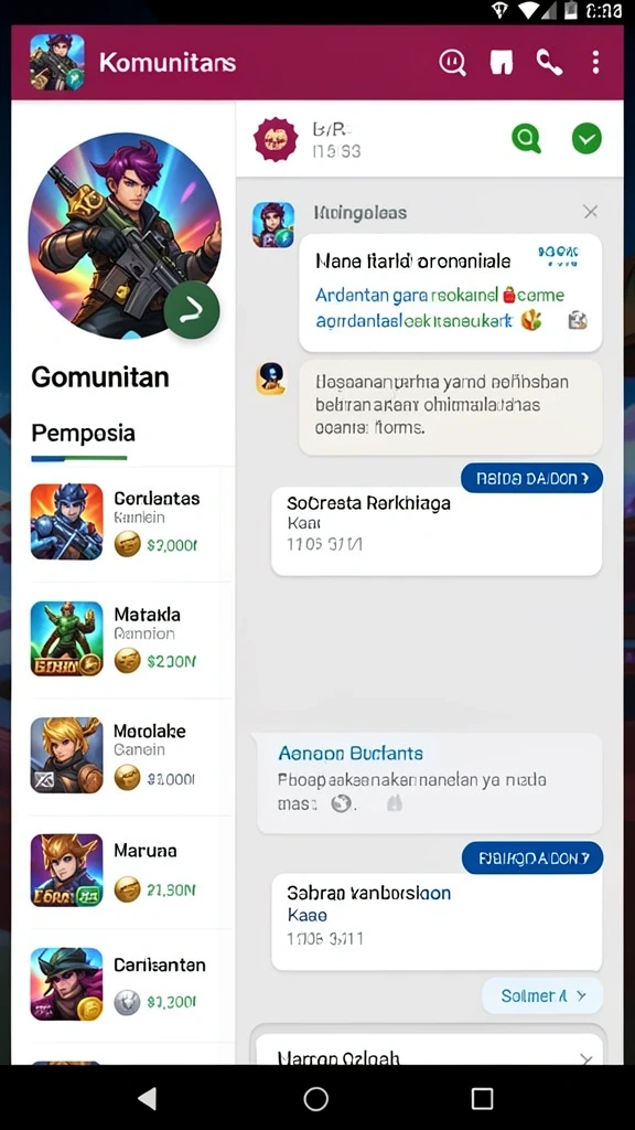 Beragam pilihan permainan yang siap memanjakan pemain.