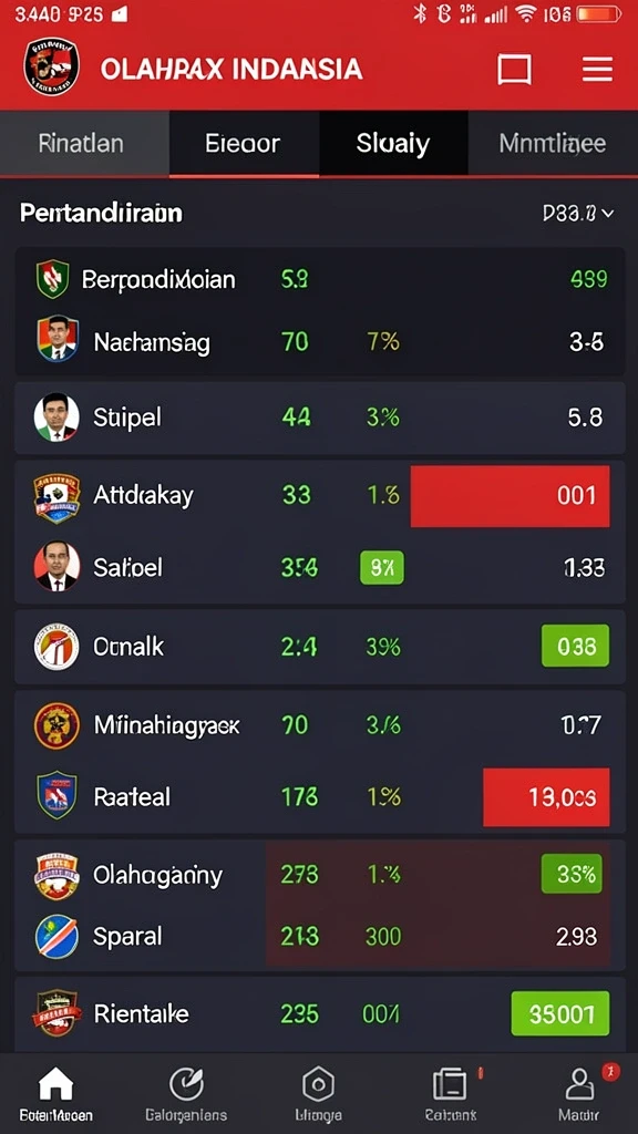 Fitur turnamen yang memungkinkan interaksi antar pemain.