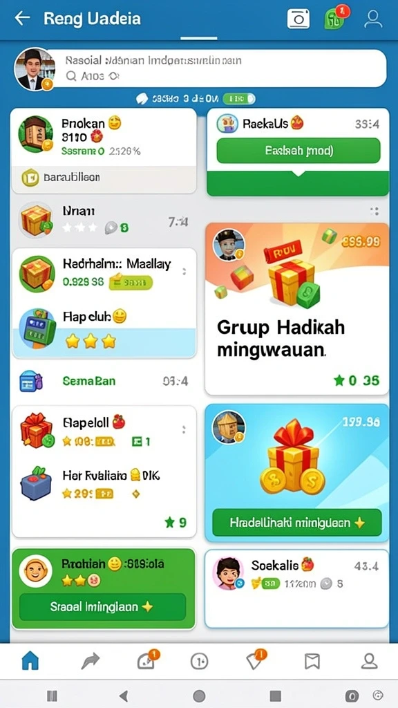 Fitur kompetisi antar pemain yang menantang.